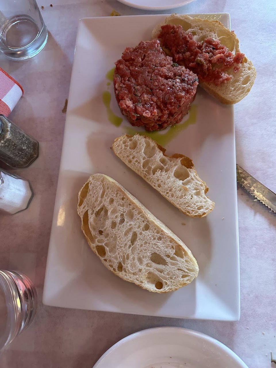 Steak Tartare with Toasted Bread